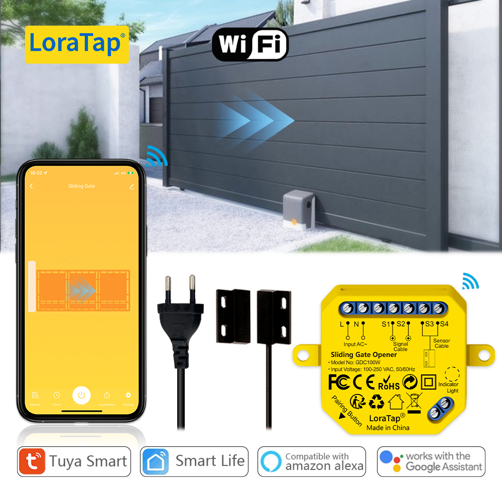 Turnstile Gate Access Control - LoraTap Tuya Smart Life Sensori per