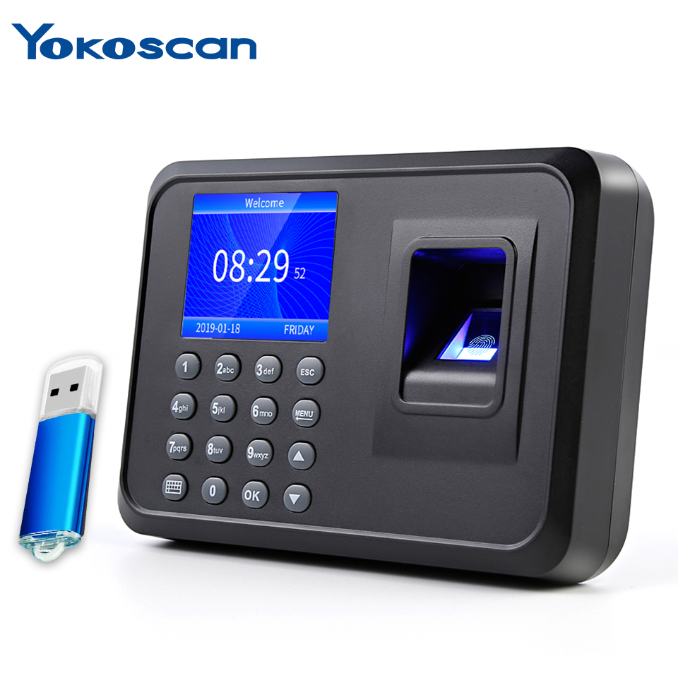 Biometric Time Attendance Machine - Multilingue spagnolo/portoghese/versione coreana registratore di presenze