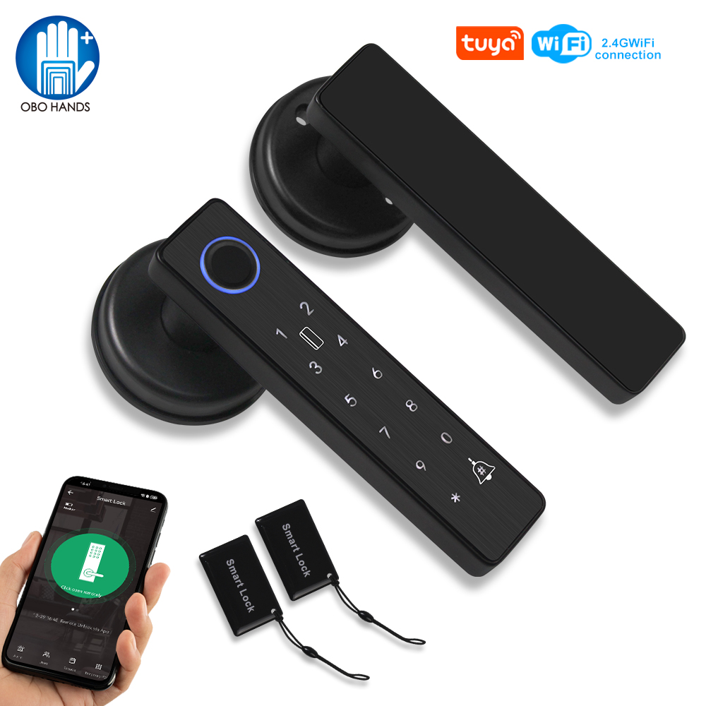 Door Access Control Keypad Rfid - WiFi Tuya APP Biometric Fingerprint Smart