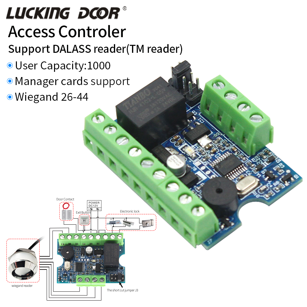 Access Control System Rfid Kit - Kit modulo relè mini per controllo