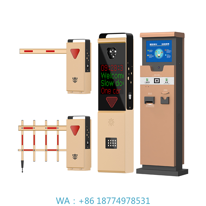 Gate Barrier Parking System - Sistema con distributore di biglietti e