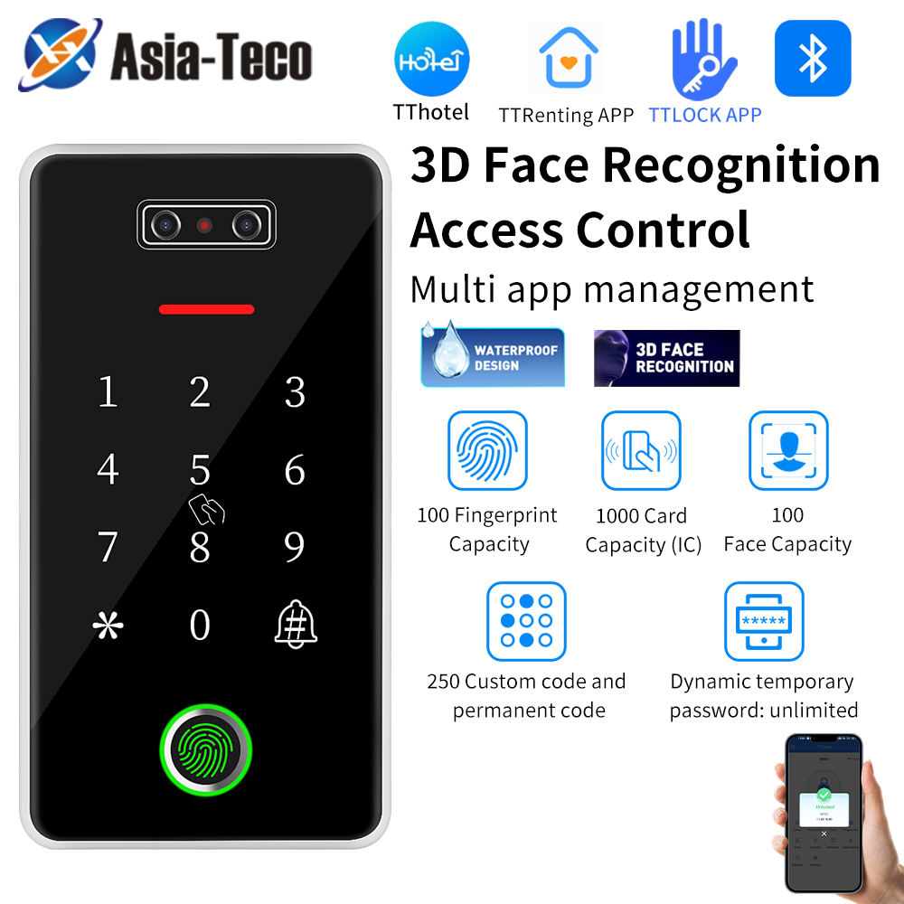 Door Access Control Keypad Rfid - TTLOCK Tastiera biometrica per controllo accessi