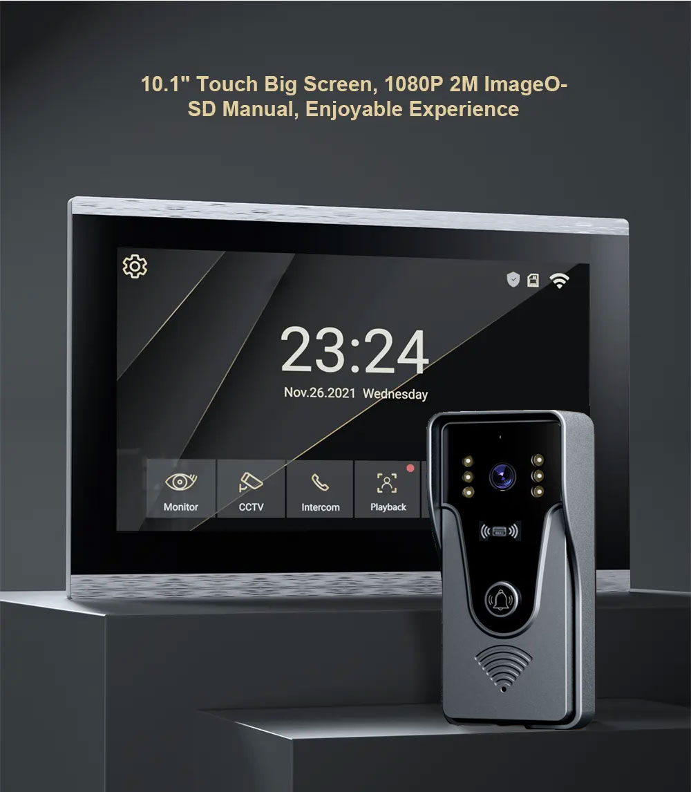 Tuya 1080P Touch Screen a colo - Access Control System Rfid Kit recensione e prezzo