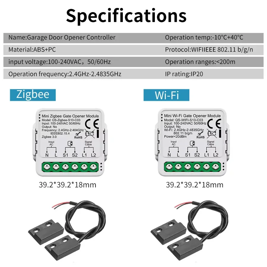 Tuya WIFI/zigbee 3.0 Smart Gar - Turnstile Gate Access Control recensione e prezzo