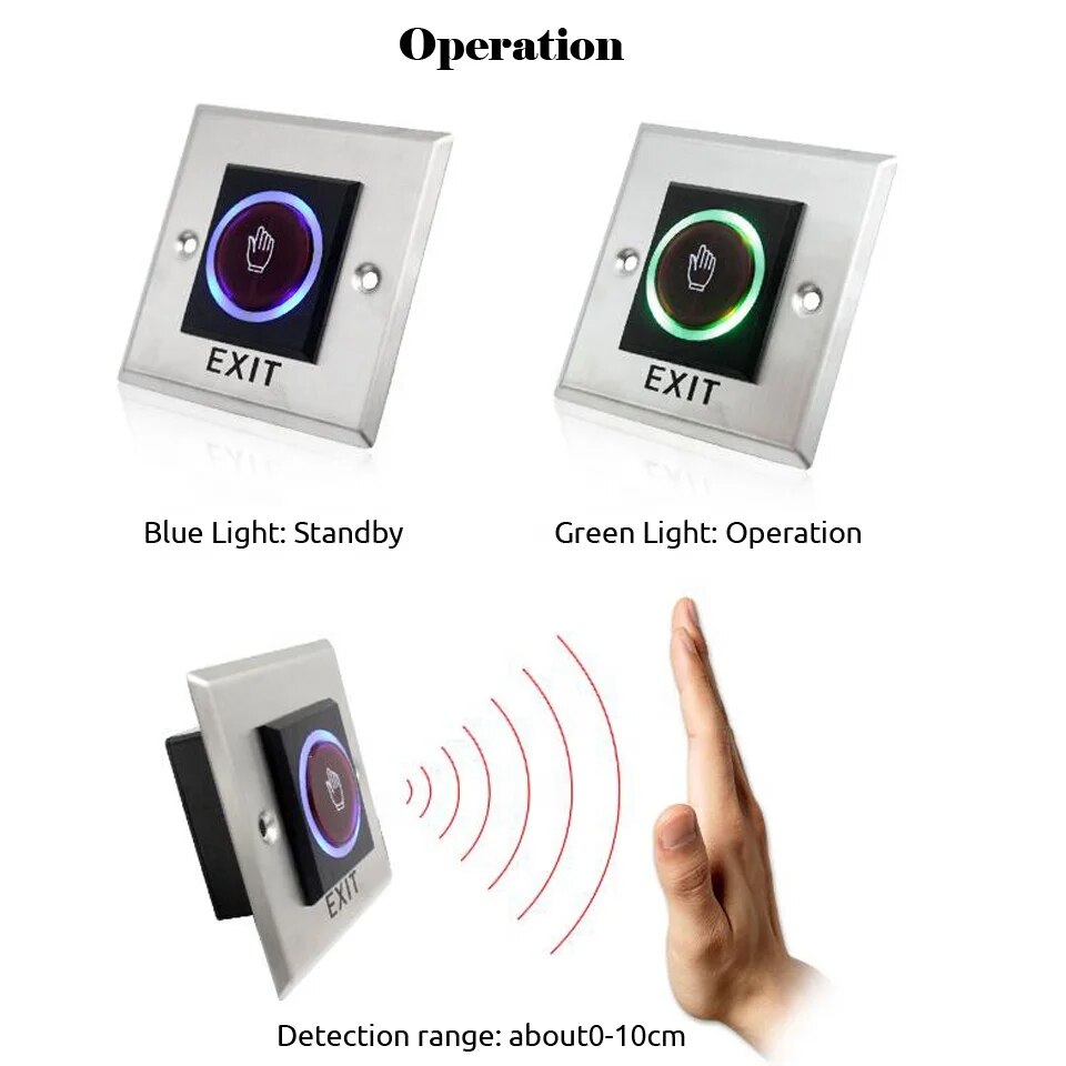 Pulsante di accesso Interrutto - Exit Button Push To Release recensione e prezzo
