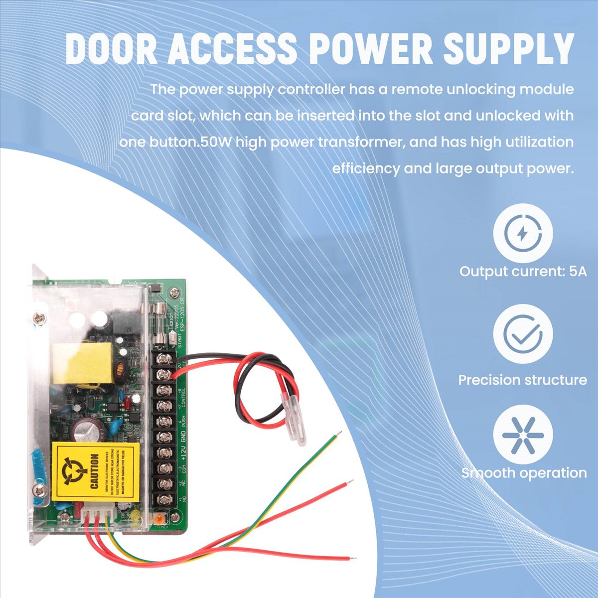 Alimentatore N82R DC 12V 5A co - Access Control Power Supply 12V 5A recensione e prezzo