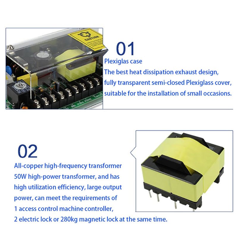 Alimentatore per Serratura Ele - Access Control Power Supply 12V 5A recensione e prezzo