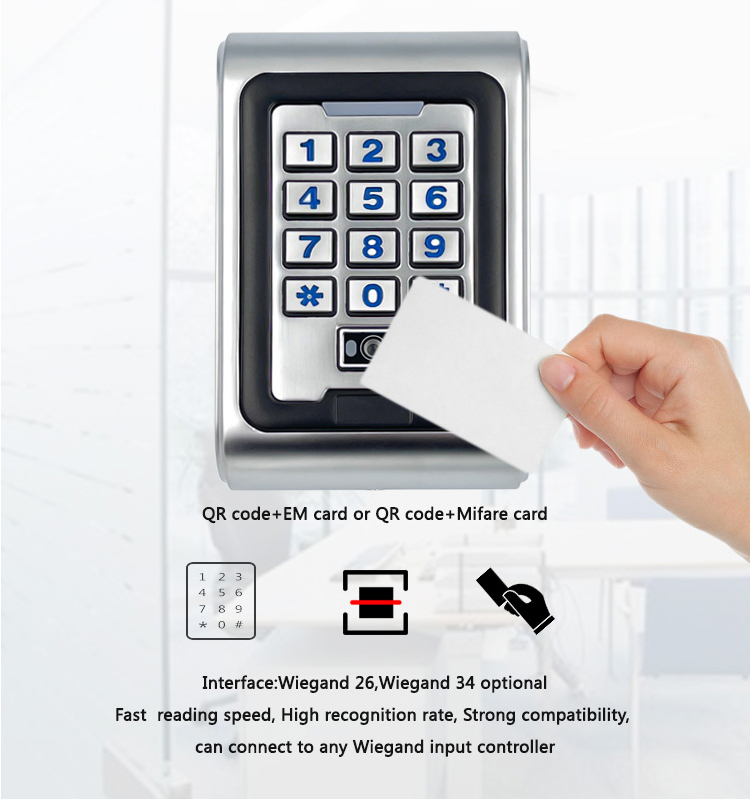 Tastierino Metallico Impermeab - Door Access Control Keypad Rfid recensione e prezzo
