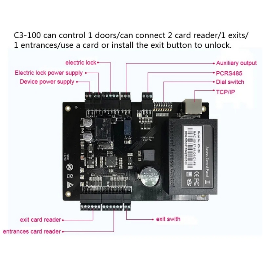 ZKT C3-100 C3-200 C3-400 Sched - Access Control Board 4 Door recensione e prezzo