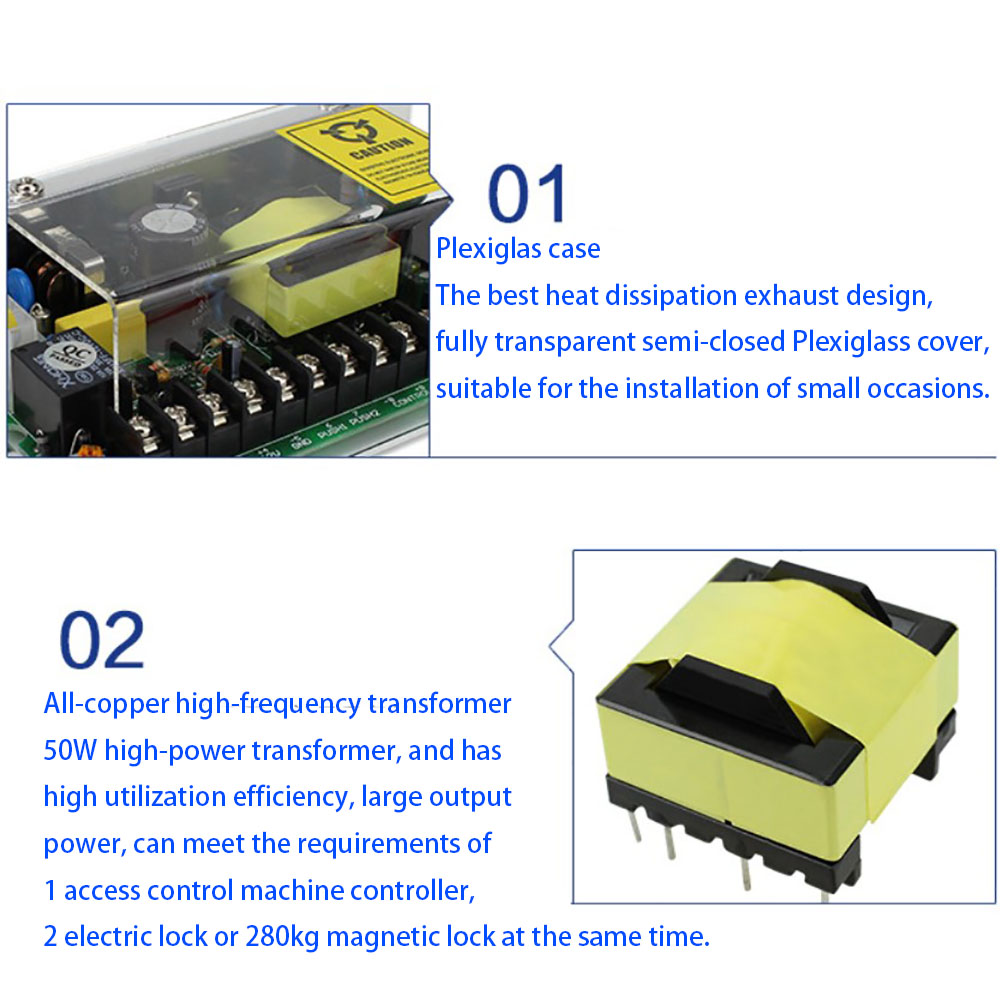 Alimentatore per Sistema di Co - Access Control Power Supply 12V 5A recensione e prezzo