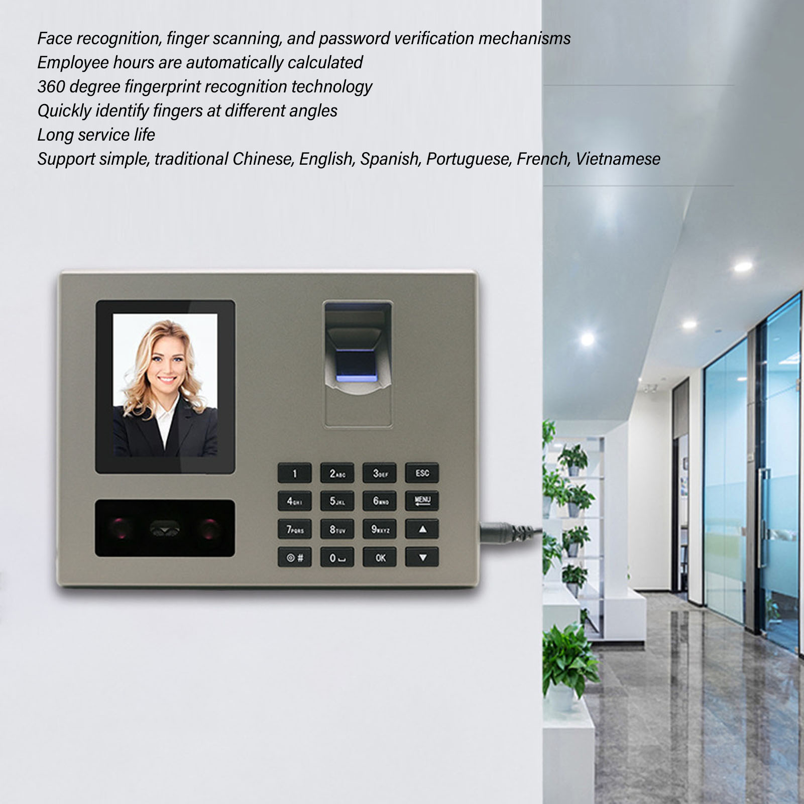 Orologio Marcatempo Biometrico - Biometric Time Attendance Machine recensione e prezzo