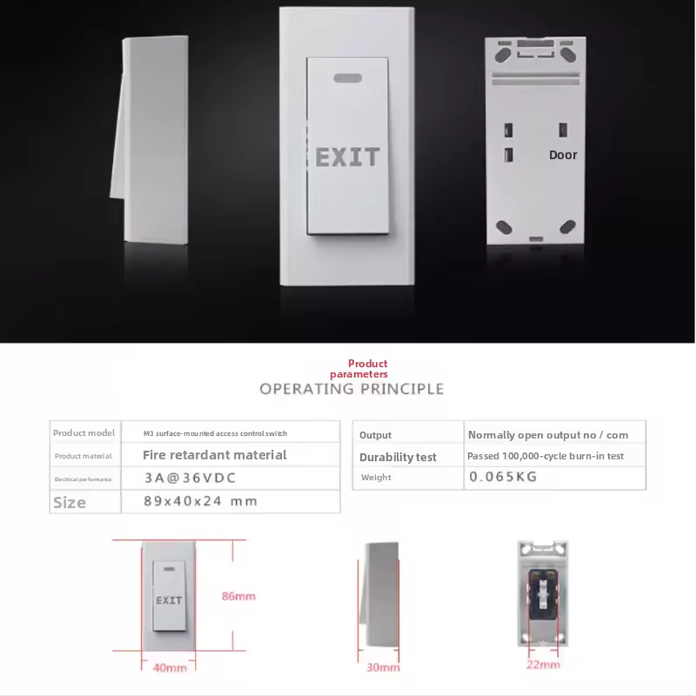 Pulsante di uscita NO/NC/COM a - Exit Button Push To Release recensione e prezzo