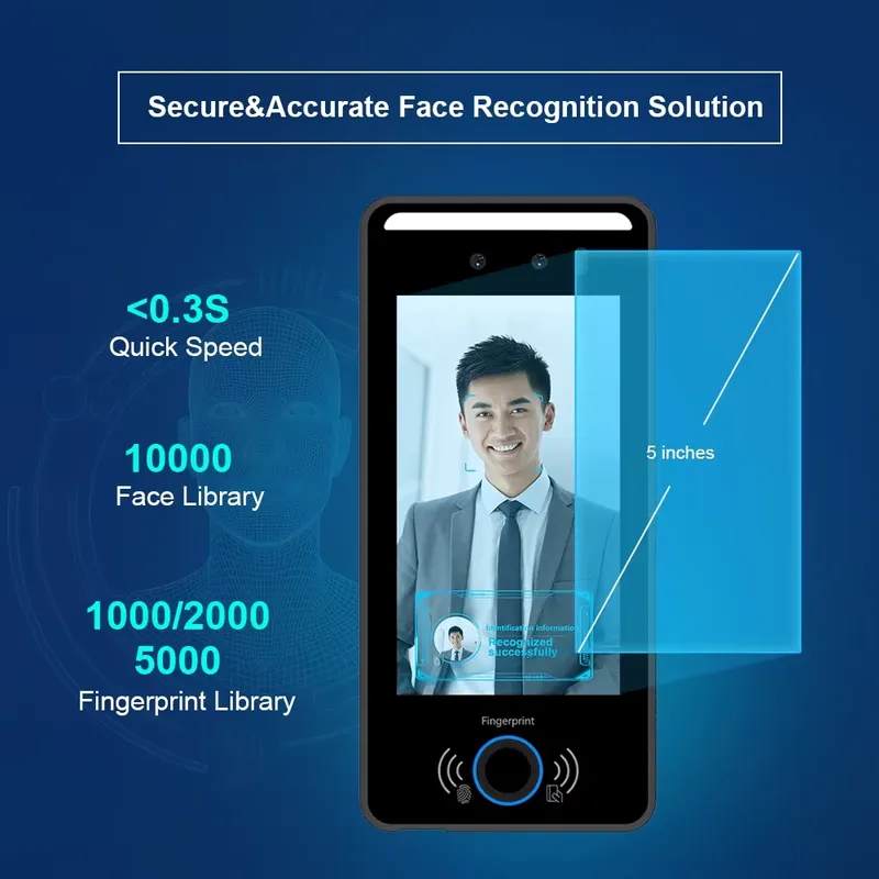 Terminale di Riconoscimento Fa - Biometric Time Attendance Machine recensione e prezzo