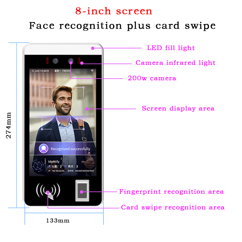 Sistema di controllo accessi c - Face Recognition Access Control Terminal recensione e prezzo
