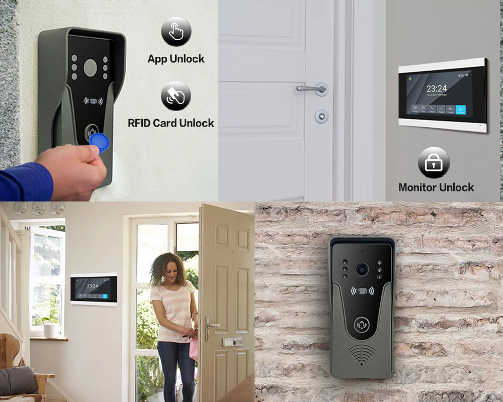 Tuya 1080P Touch Screen a colo - Access Control System Rfid Kit recensione e prezzo