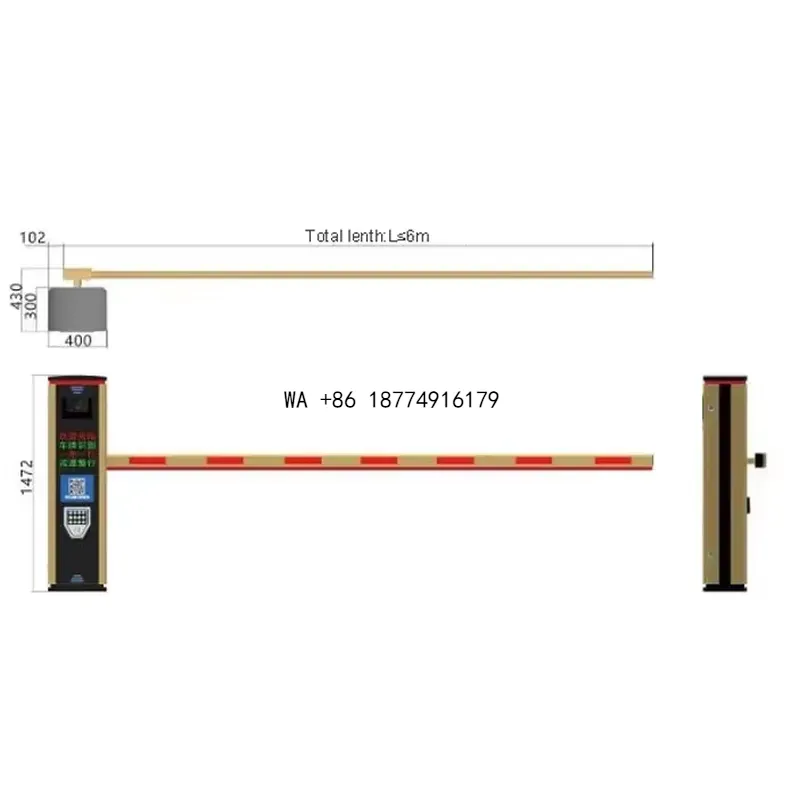 wmwmnu Sistema Integrato di Ri - Gate Barrier Parking System recensione e prezzo