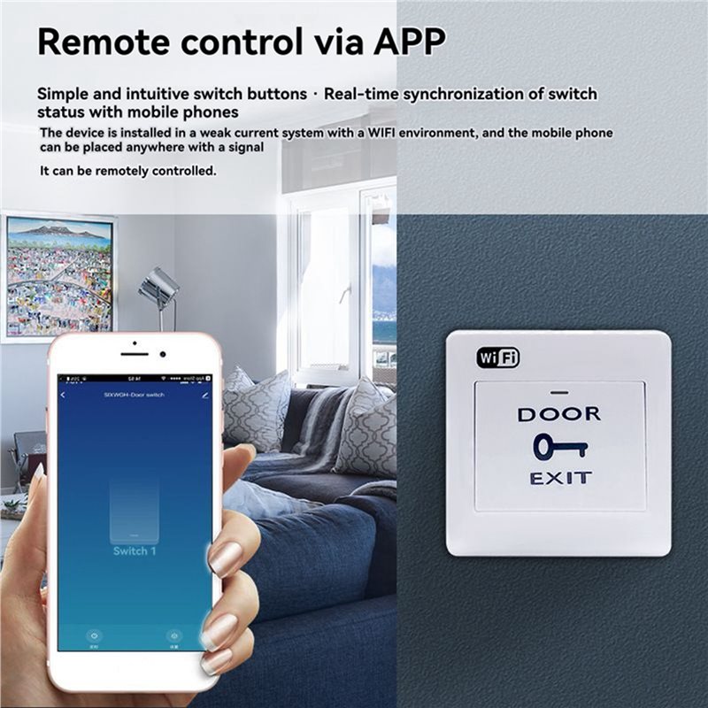 B44C 2X Tuya Smart Life Wifi P - Exit Button Push To Release recensione e prezzo